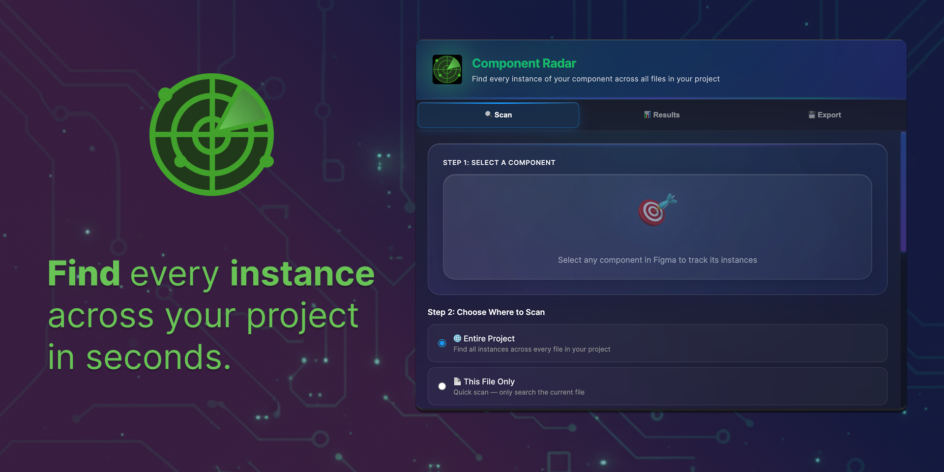 Component Radar Plugin